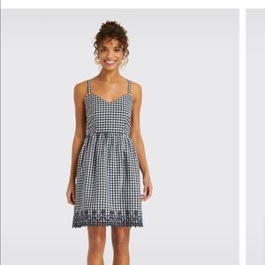 Draper Janes Embroidered Gingham Dress
